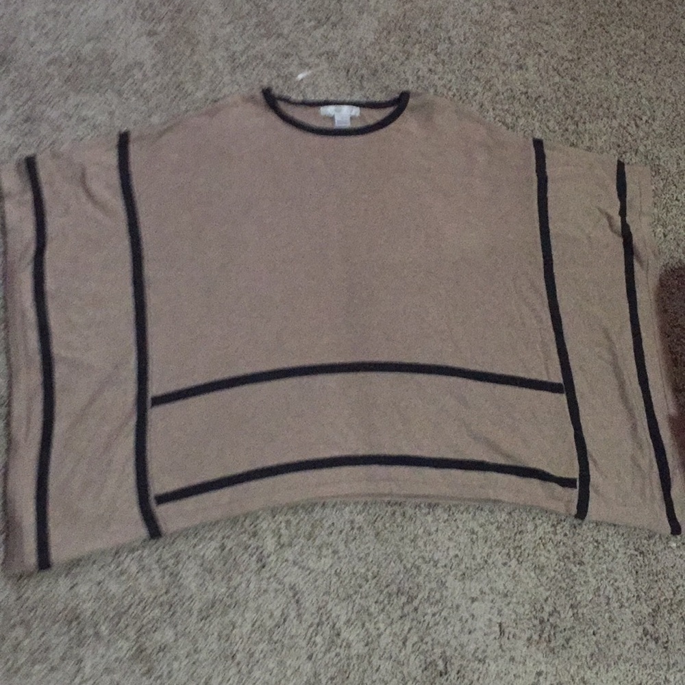 Black & Tan Poncho